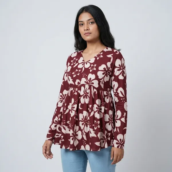 Floral_Print_Top_For_Women_&_Girls