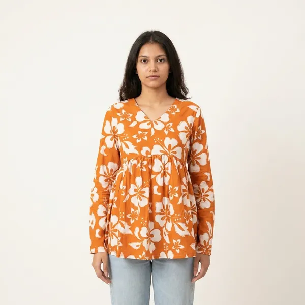 Floral_Print_Top_For_Women_&_Girls
