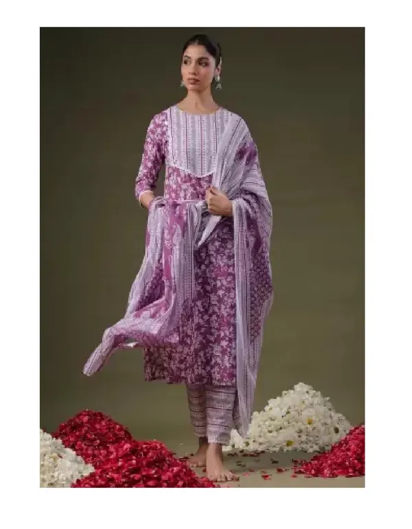 Women_S_Cotton_Kurta_Pant_Dupatta_Set