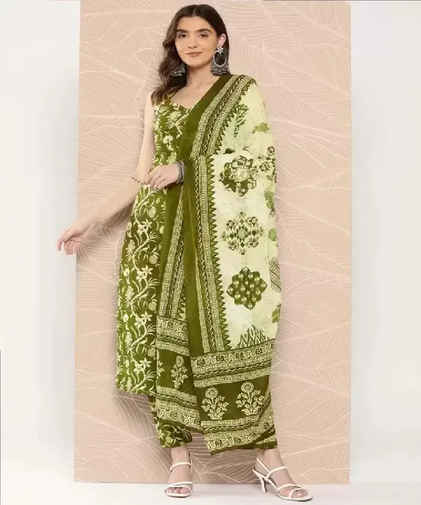 Cotton_Kurta_And_Pant_Set_With_Dupatta_For_Women