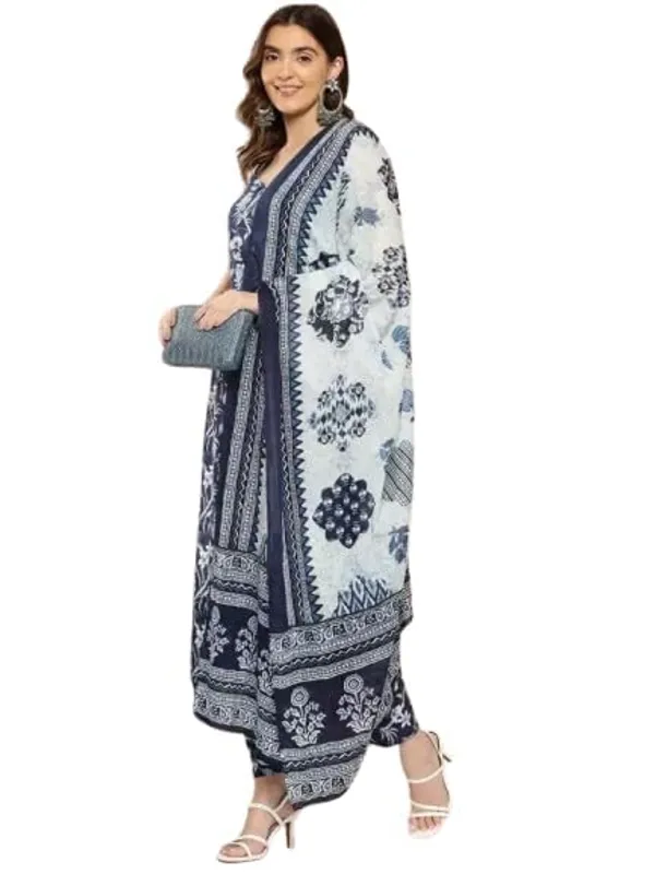 Cotton_Kurta_And_Pant_Set_With_Dupatta_For_Women