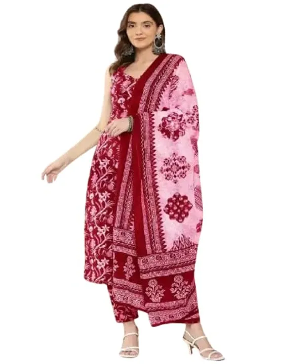 Women_S_Cotton_Kurta_Set_With_Pant_And_Dupatta
