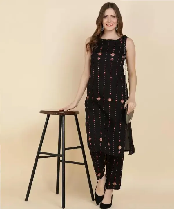 Women_S_Viscose_Rayon_Kurta_Pant_Set