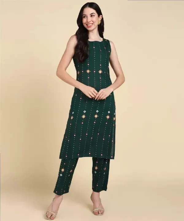 Women_S_Viscose_Rayon_Kurta_Pant_Set