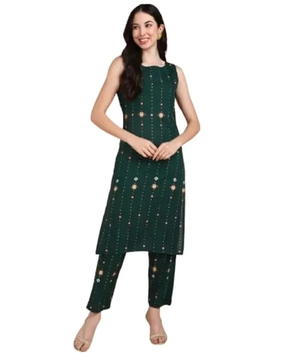 Women_S_Viscose_Rayon_Kurta_Pant_Set