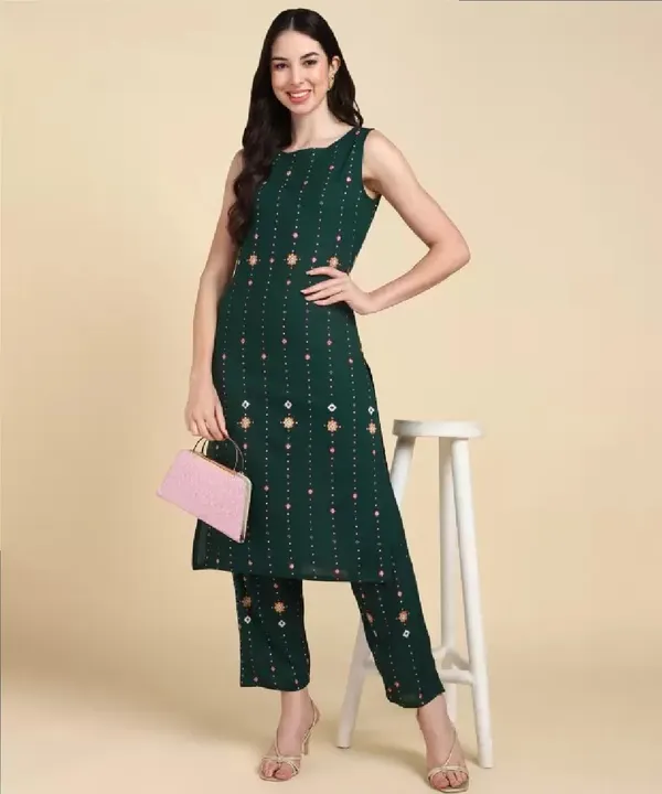 Women_S_Viscose_Rayon_Kurta_Pant_Set