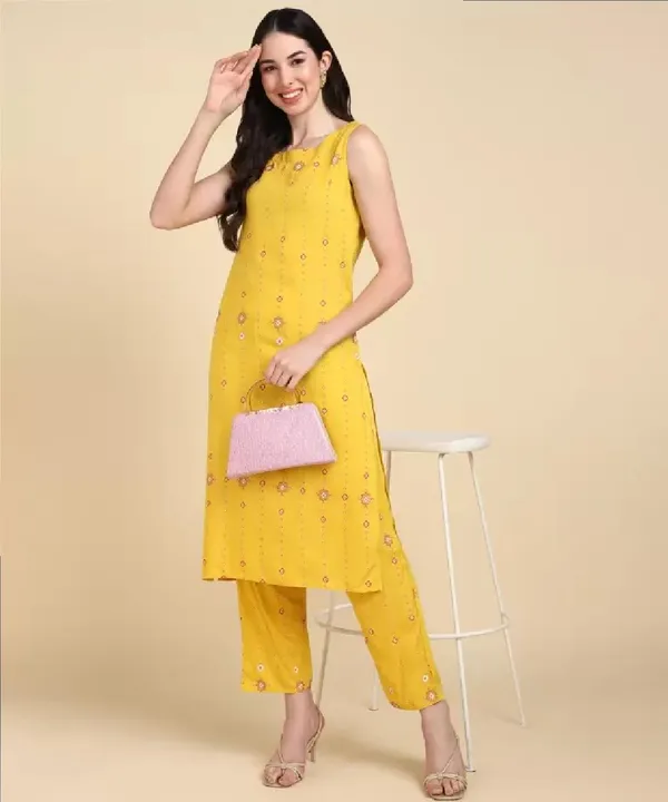 Women_S_Viscose_Rayon_Kurta_Pant_Set