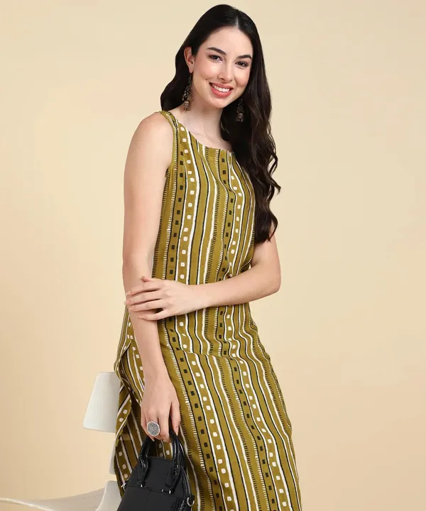 Women_S_Sleeveless_Kurta_Pant_Set
