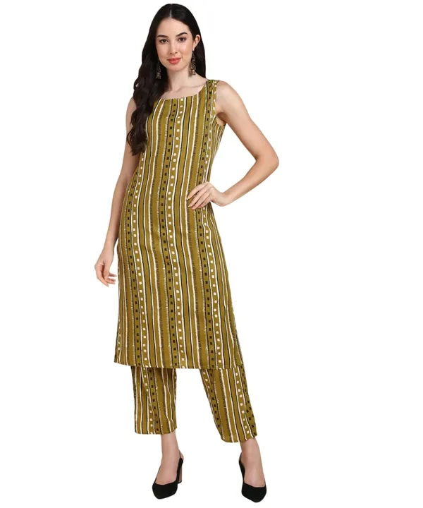 Women_S_Sleeveless_Kurta_Pant_Set