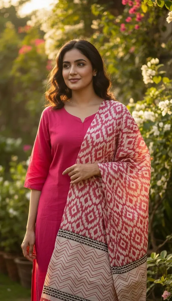 Women_Cotton_Kurta_Plazo_Set_With_Dupatta