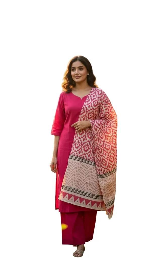Women_Cotton_Kurta_Plazo_Set_With_Dupatta