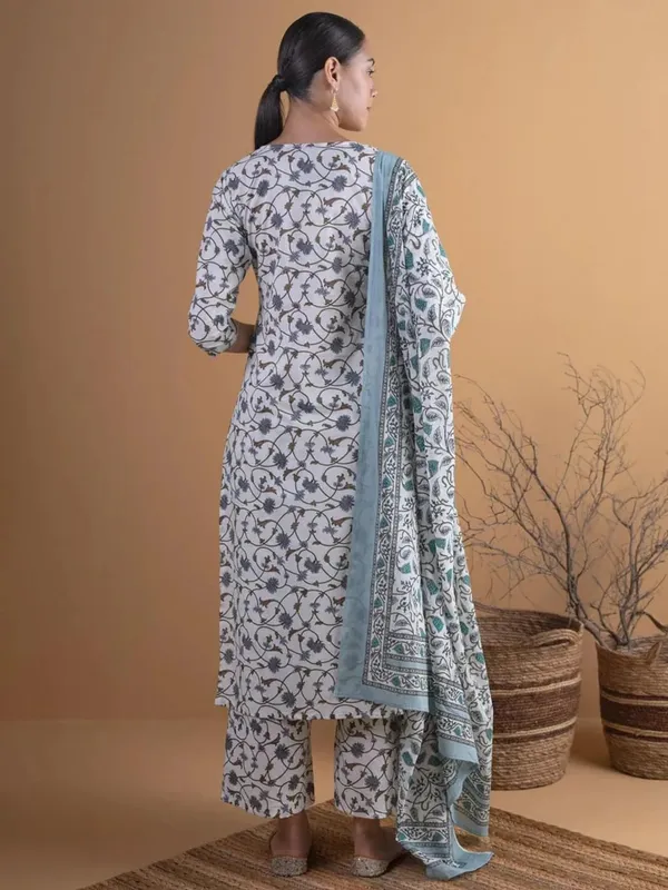 Kalamkari_Print_Kurta_Pant_Set_With_Dupatta
