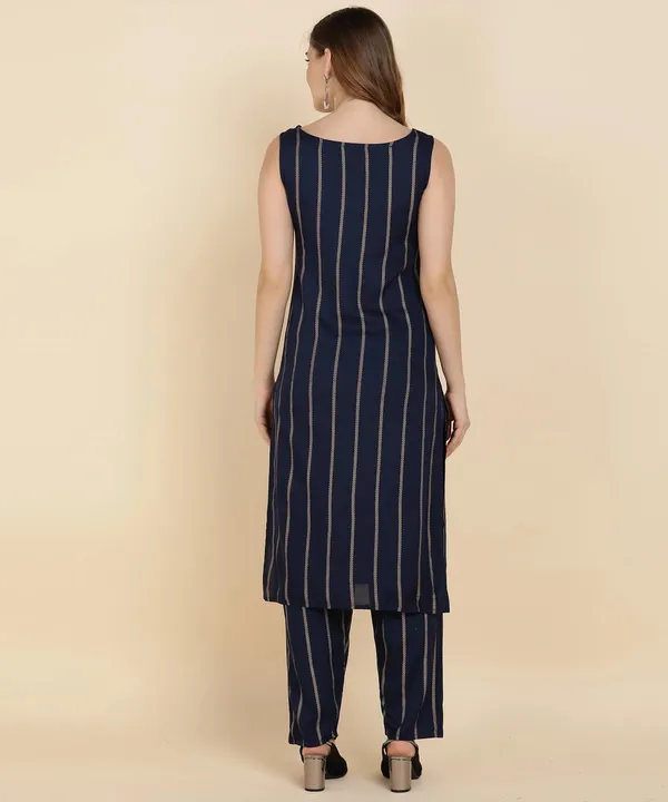 Women_S_Sleeveless_Kurta_Pant_Set