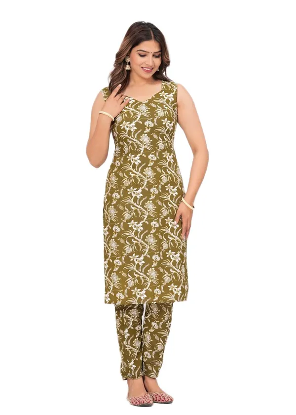 Women_Cotton_Kurta_Pant_Set