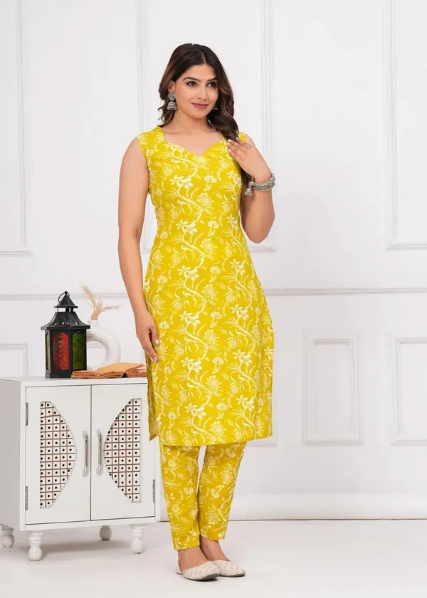 Women_Cotton_Kurta_Pant_Set