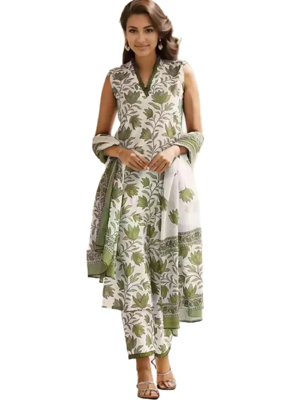 Women_Cotton_Kurta_Pant_Set_With_Dupatta