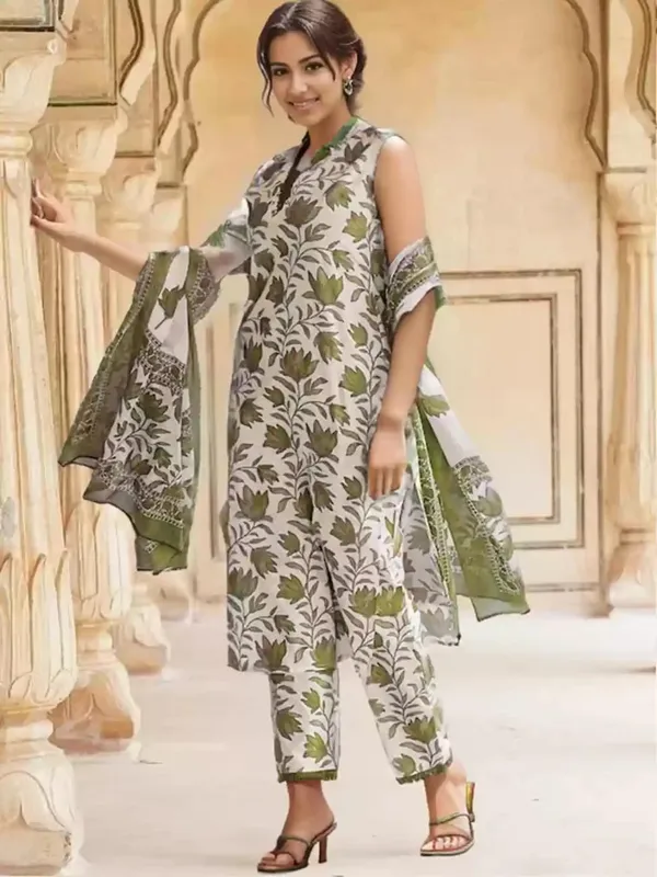 Women_Cotton_Kurta_Pant_Set_With_Dupatta