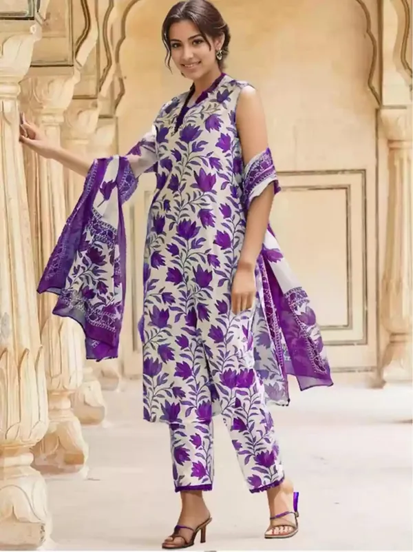 Women_Cotton_Kurta_Pant_Set_With_Dupatta