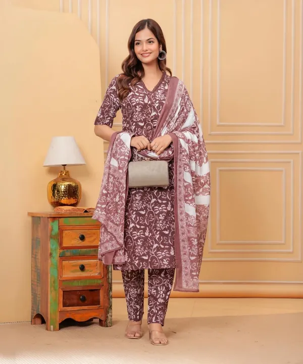 Women_Cotton_Kurta_Pant_Set_With_Dupatta