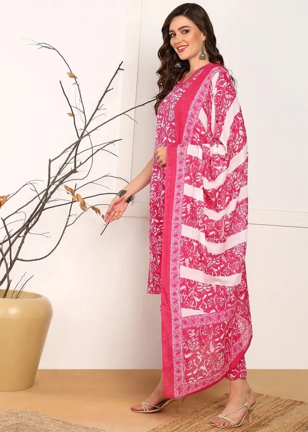 Women_Cotton_Kurta_Set_With_Dupatta