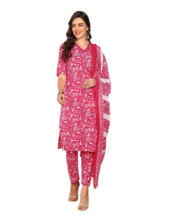 Women_Cotton_Kurta_Set_With_Dupatta