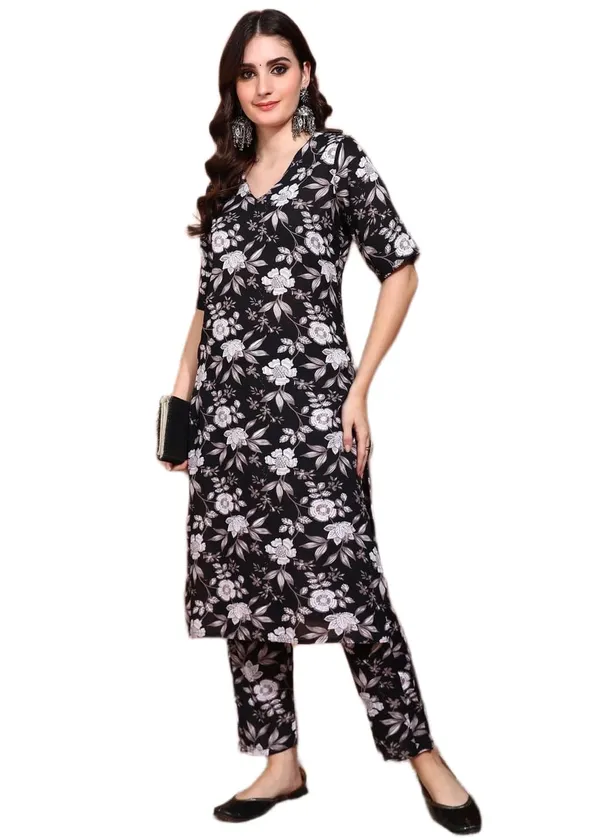 Women_Floral_Print_Sleeveless_Kurta_Pant_Set