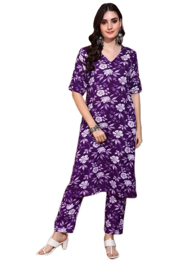 Women_Floral_Print_Sleeveless_Kurta_Pant_Set