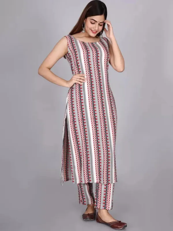 Women_S_Striped_Sleeveless_Kurta_Pant_Set