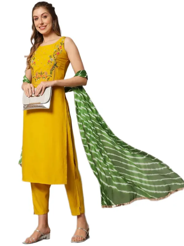 Women_Embroidered_Kurta_Trouser_Dupatta_Set