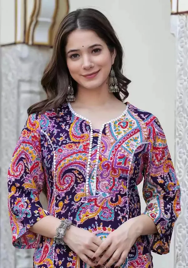 Women_Floral_Print_Kurta_Pant_Set