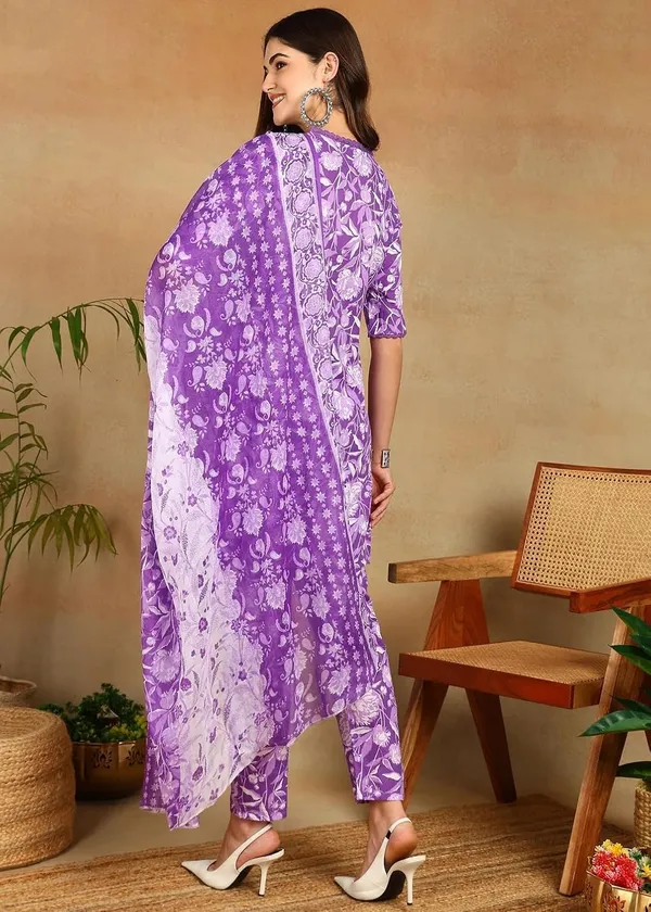 Women_Floral_Print_Kurta_Pant_Dupatta_Set