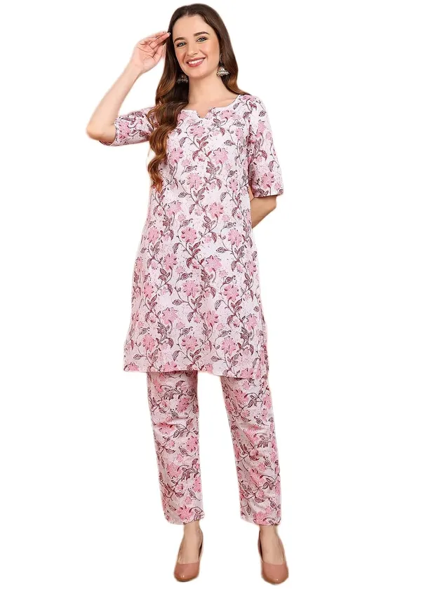 Women_Cotton_Kurta_Pant_Set_Finish