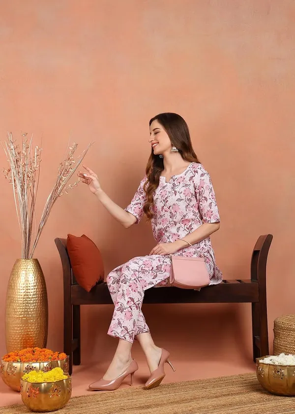 Women_Cotton_Kurta_Pant_Set_Finish