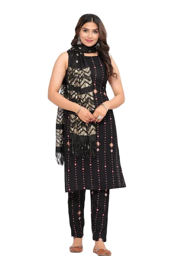 Women_Cotton_Kurta_Pant_Set_With_Dupatta