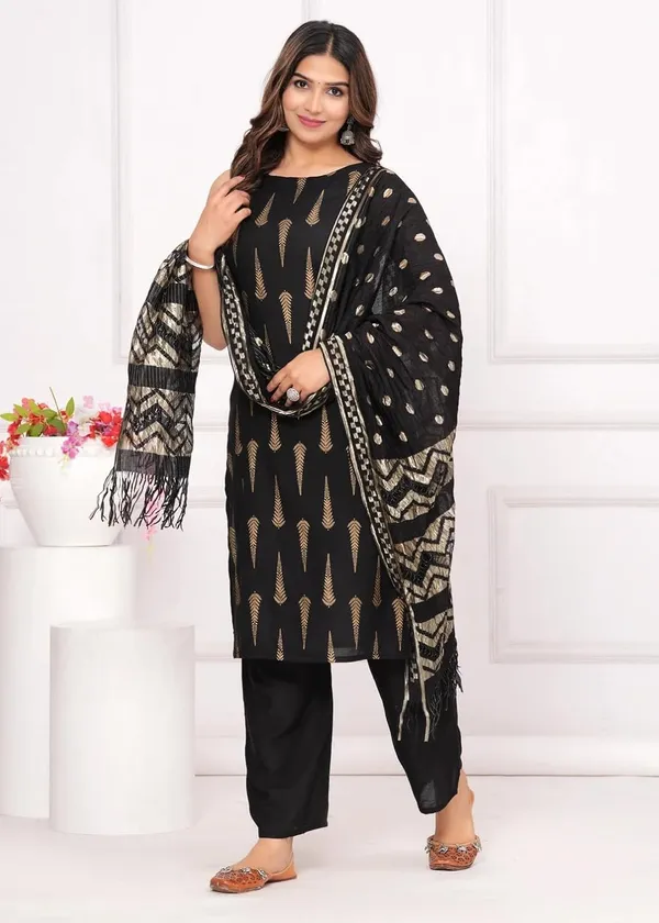 Women_Cotton_Kurta_Pant_Set_With_Dupatta