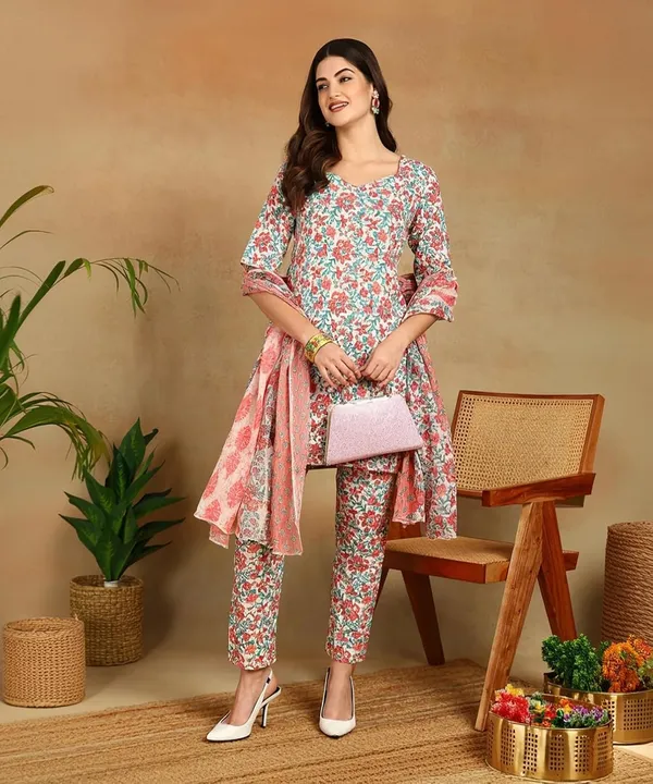 Women_Floral_Print_Kurta_Set_With_Pant_And_Dupatta