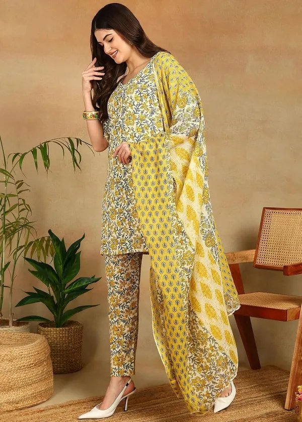 Women_Floral_Print_Kurta_Pant_Dupatta_Set