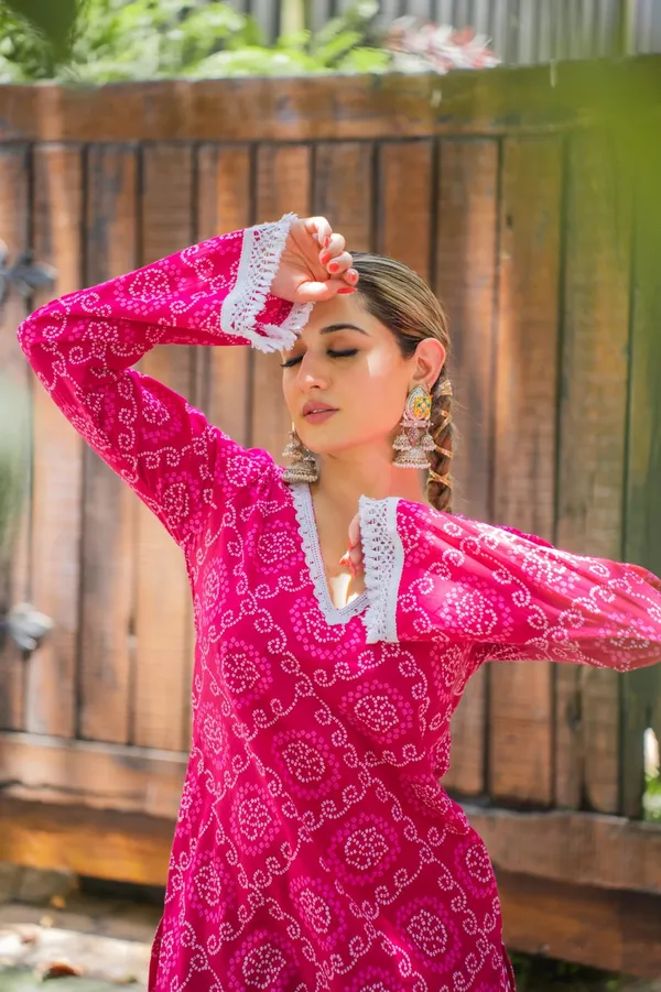 Bhandani_Print_Tunic_Top_with_wide_legged_pant_for_Womens_&_Girls