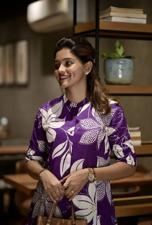 Floral_Print_Purple_Kurta_Pant_set_for_women