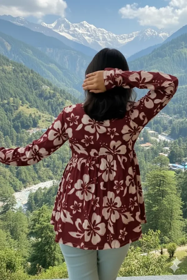 Floral_Print_Top_For_Women_&_Girls