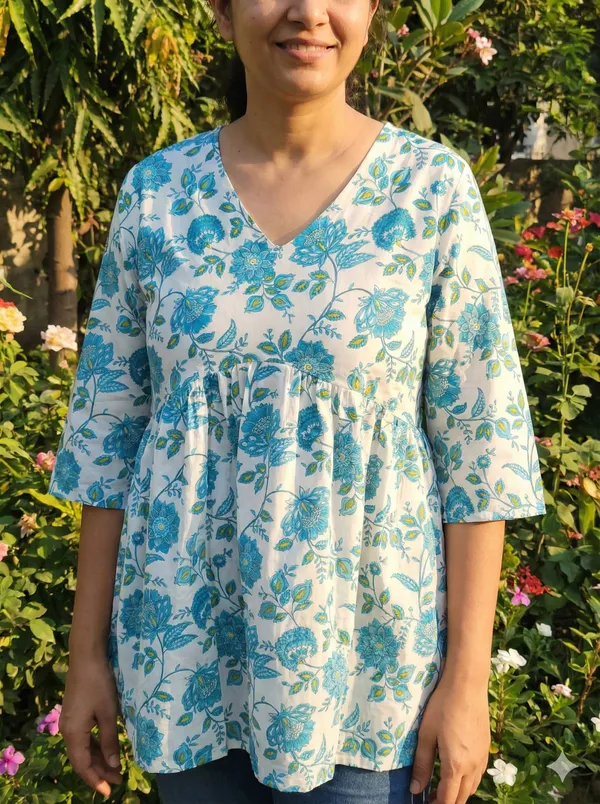 Floral_Print_Top_For_Women_&_Girls
