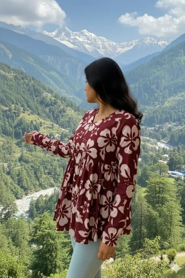 Floral_Print_Top_For_Women_&_Girls