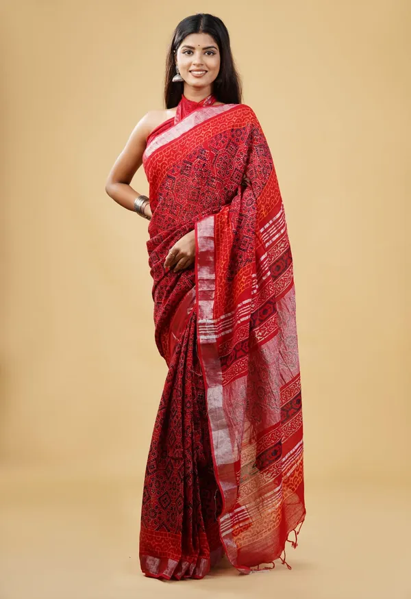 HAND_BLOCK_PRINT_LINEN_SAREE