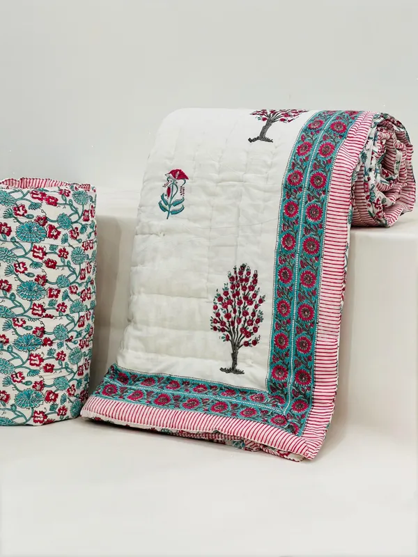 JAIPURI_HANDBLOCK_PRINTED_QUILT__|_RAJAI