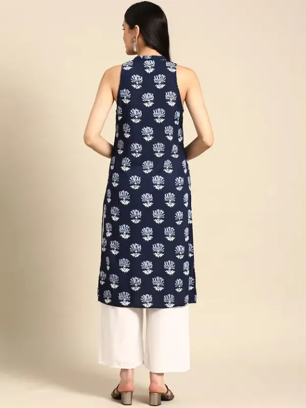 Sleeveless_Blue_Printed_Kurti