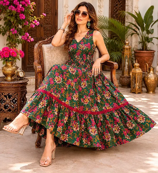 VME_Fashions_Women_Cotton_Dress_|_Pre-Shrunk_Cotton_60x60_|_Sleeveless_Strappy_Flared_|_Soft_Lightweight_Casual_Kurti__|_Midi_
