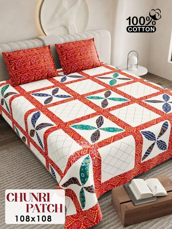 V-51_BedSheets_Rajasthani_Traditional_Print__|_100%_Cotton_300_TC_Premium_Double_Size_Bedsheet_for_Double_Bed_(95_x_100_Inch)_with_2_Pillow_Covers_Set_(17_x_27_Inch)_Designer_Printed_Bedsheet_Set-_Barmeri-D_01