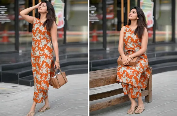 Women_Solid_Straight_Kurta_Trouser_Set_|_Pure_Cotton_Fabric_|_Sleeveless_Round_Neck_|_Elastic_Waist|_Casual_&_Summer_Wear