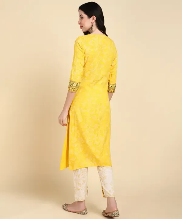 Yellow_Kurta_Pant_Set
