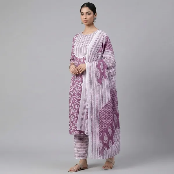 Women_S_Cotton_Kurta_Pant_Dupatta_Set